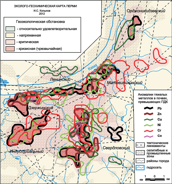 Карта экологии перми