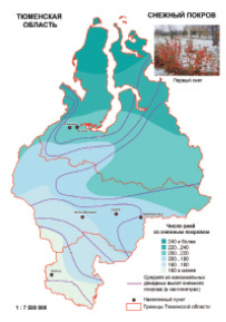 Климатическая карта тюменской области