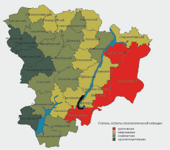 Экологическая карта волгоградской области