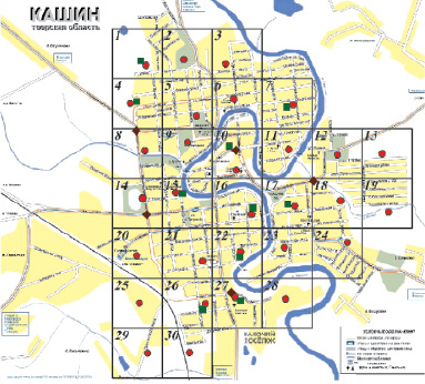 Карта кашина тверская область