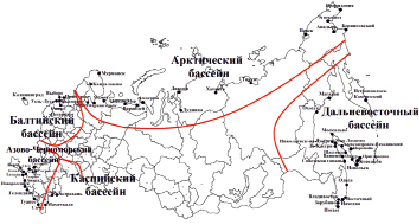 Контурная карта города порты